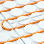 Variokomp vloerverwarming droog systeem - slakkenhuis patroon