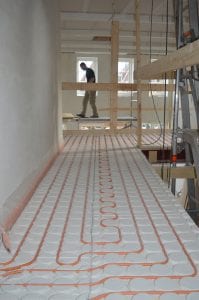 Variotherm Variokomp droogbouw vloerverwarming op verdiepingsvloer (3)