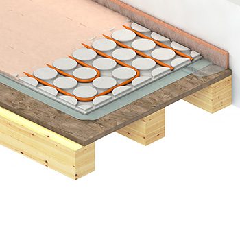 Variokomp droogbouw vloerverwarming van Variotherm