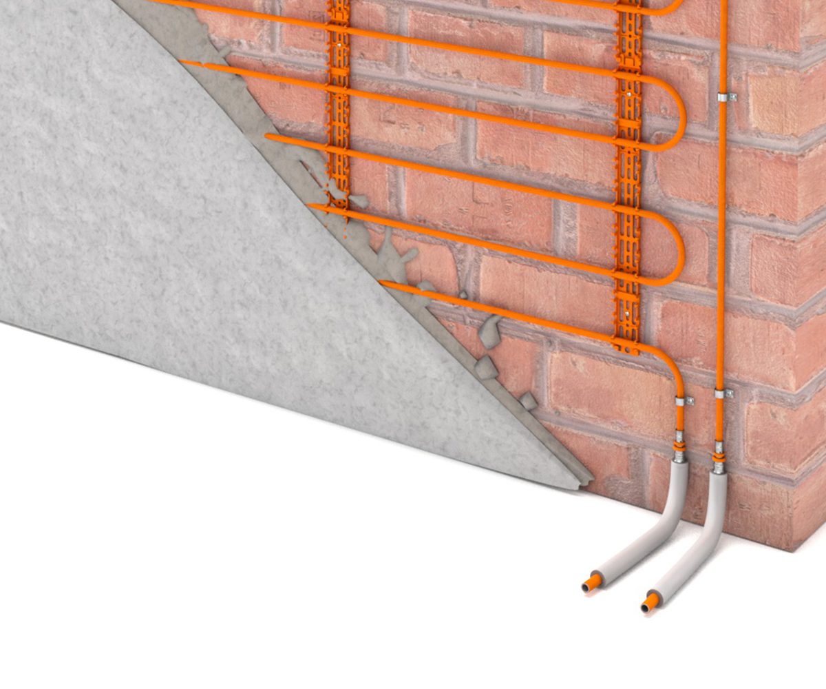 Wandverwarming leem van Variotherm